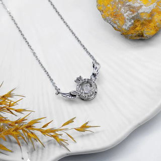 14 AYAR ALTIN KAPLAMA KANATLI YÜZÜK KOLYE - Babil Takı