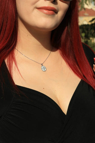 14 AYAR ALTIN KAPLAMA MİNELİ HAYAT AĞACI KOLYE - Babil Takı