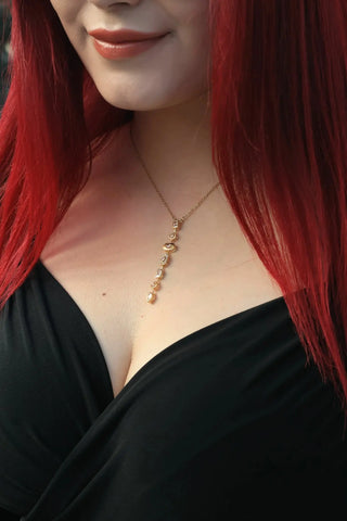 14 AYAR ALTIN KAPLAMA Y KOLYE - Babil Takı