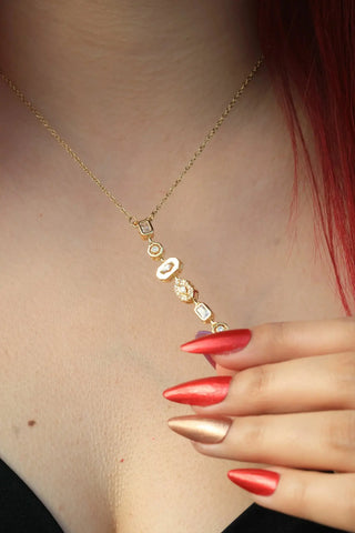 14 AYAR ALTIN KAPLAMA Y KOLYE - Babil Takı