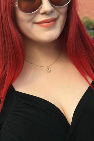 14 AYAR ALTIN KAPLAMA YUNUSLARIN DANSI KOLYE - Babil Takı