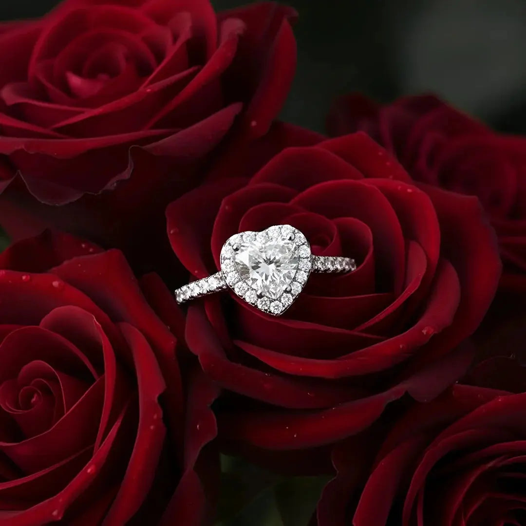 14 AYAR ALTIN KAPLAMA BEYAZ ZİRKON TAŞLI PANDORA YÜZÜK - Babil Takı