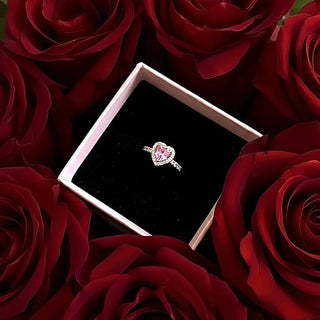 14 AYAR ALTIN KAPLAMA PEMBE ZİRKON TAŞLI PANDORA YÜZÜK